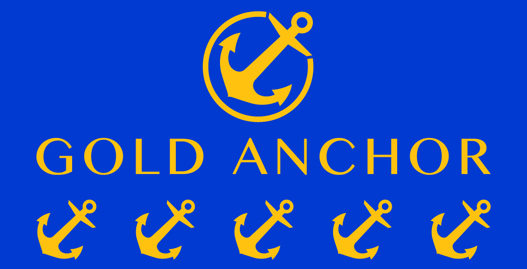 5 Gold Anchor (BLUE BG Version)