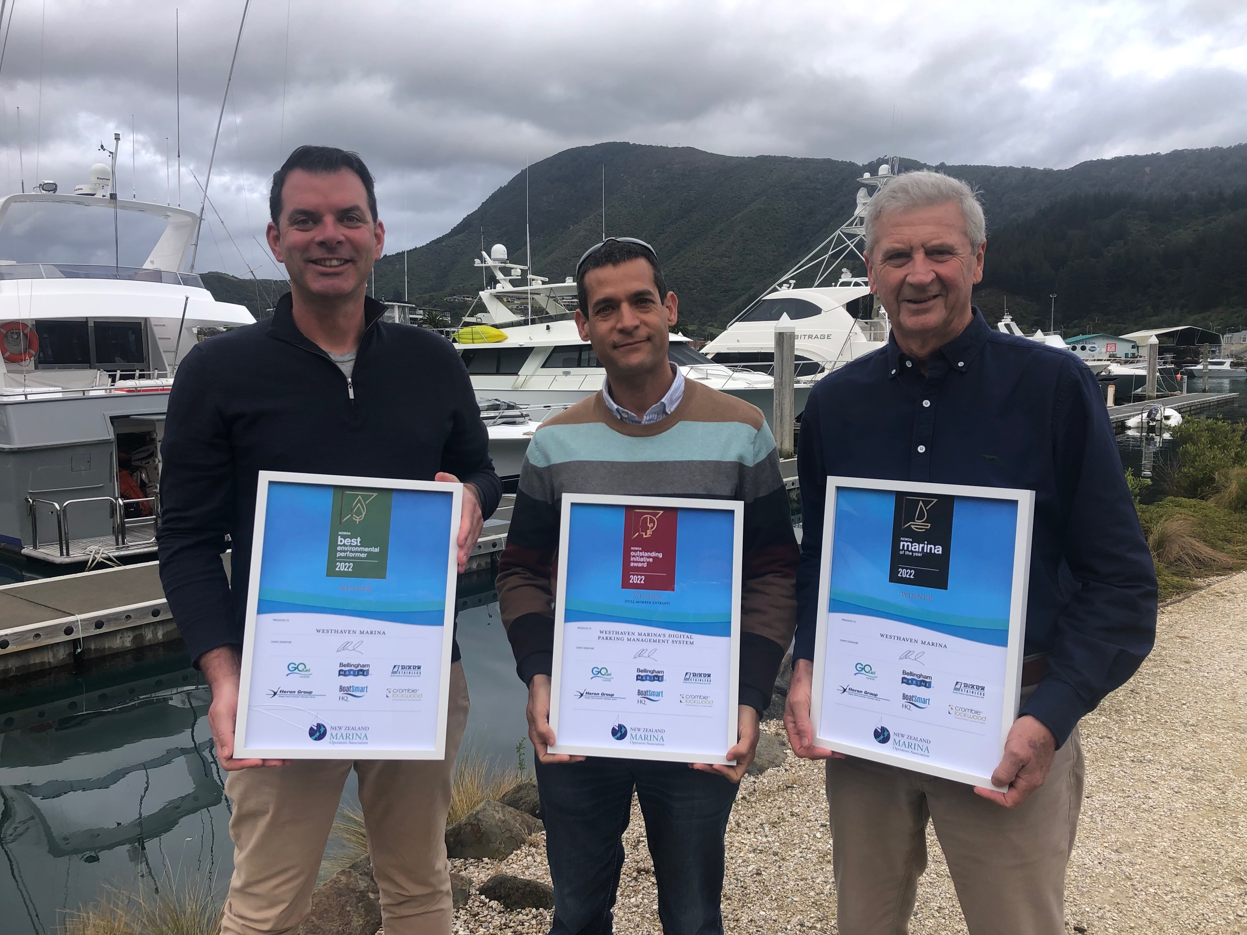 Westhaven Marina Gareth Wilson David Marginet Kevin Lidgard
