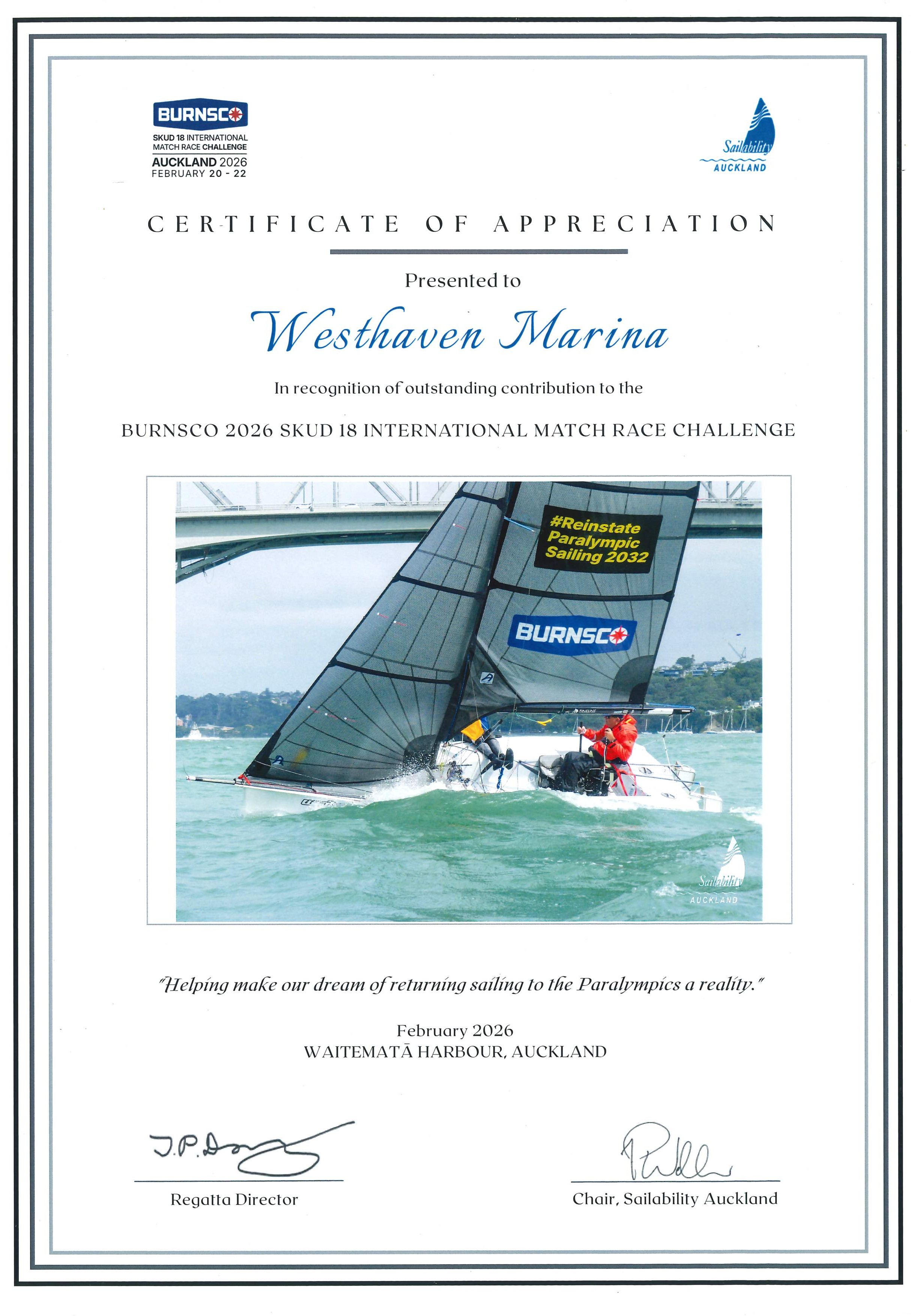 Sailability Certificate (2)