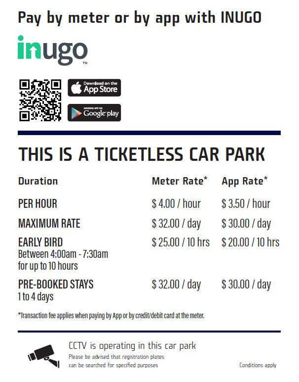 Parking Rates Z Pier 2023V1 V2